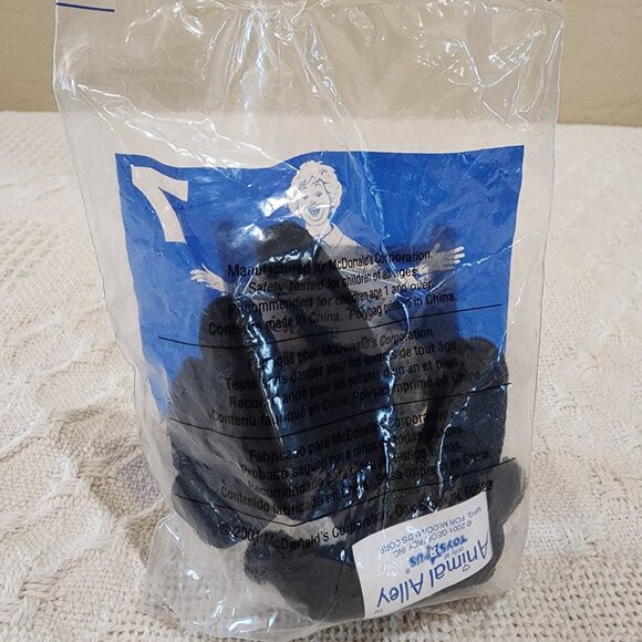 NIP - 2001 McDonalds Happy Meal Toy: ToysRUs Animal Alley LICKERISH DOG #7 Plush - Picture 6 of 7